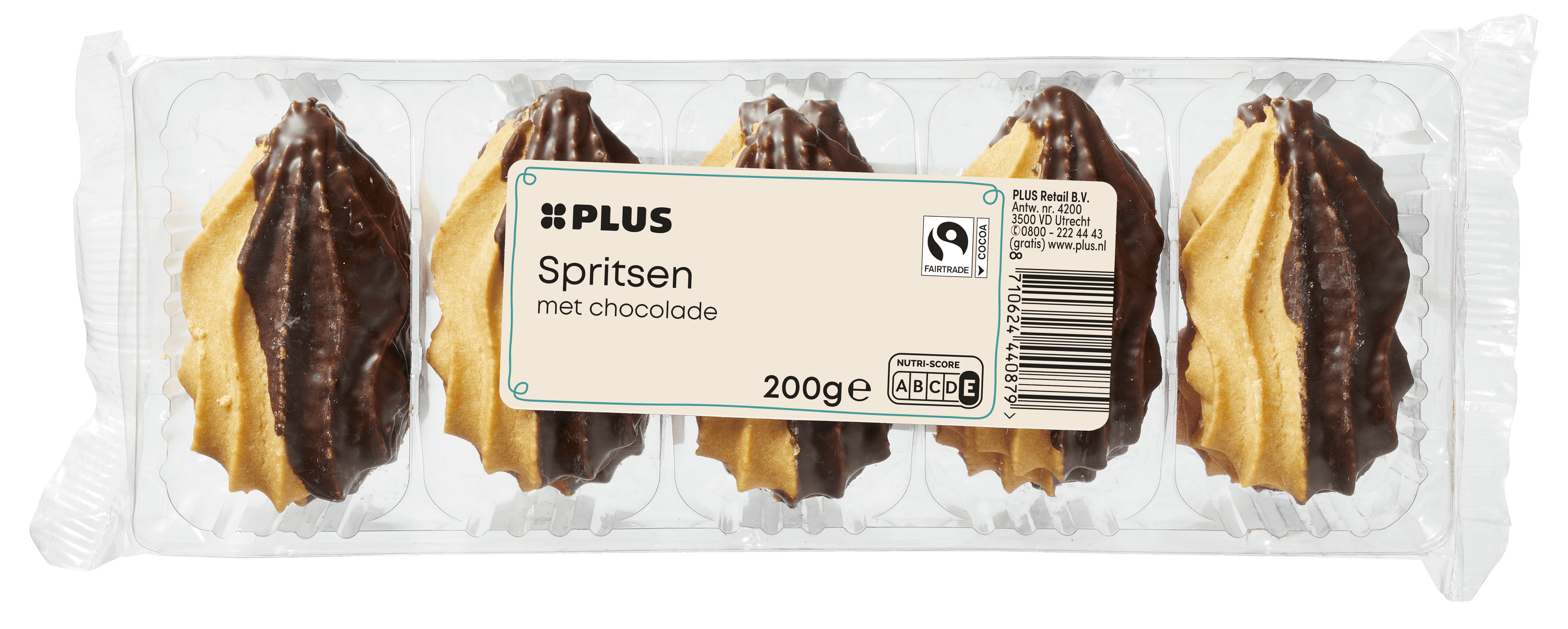 PLUS Chocolade sprits Fairtrade