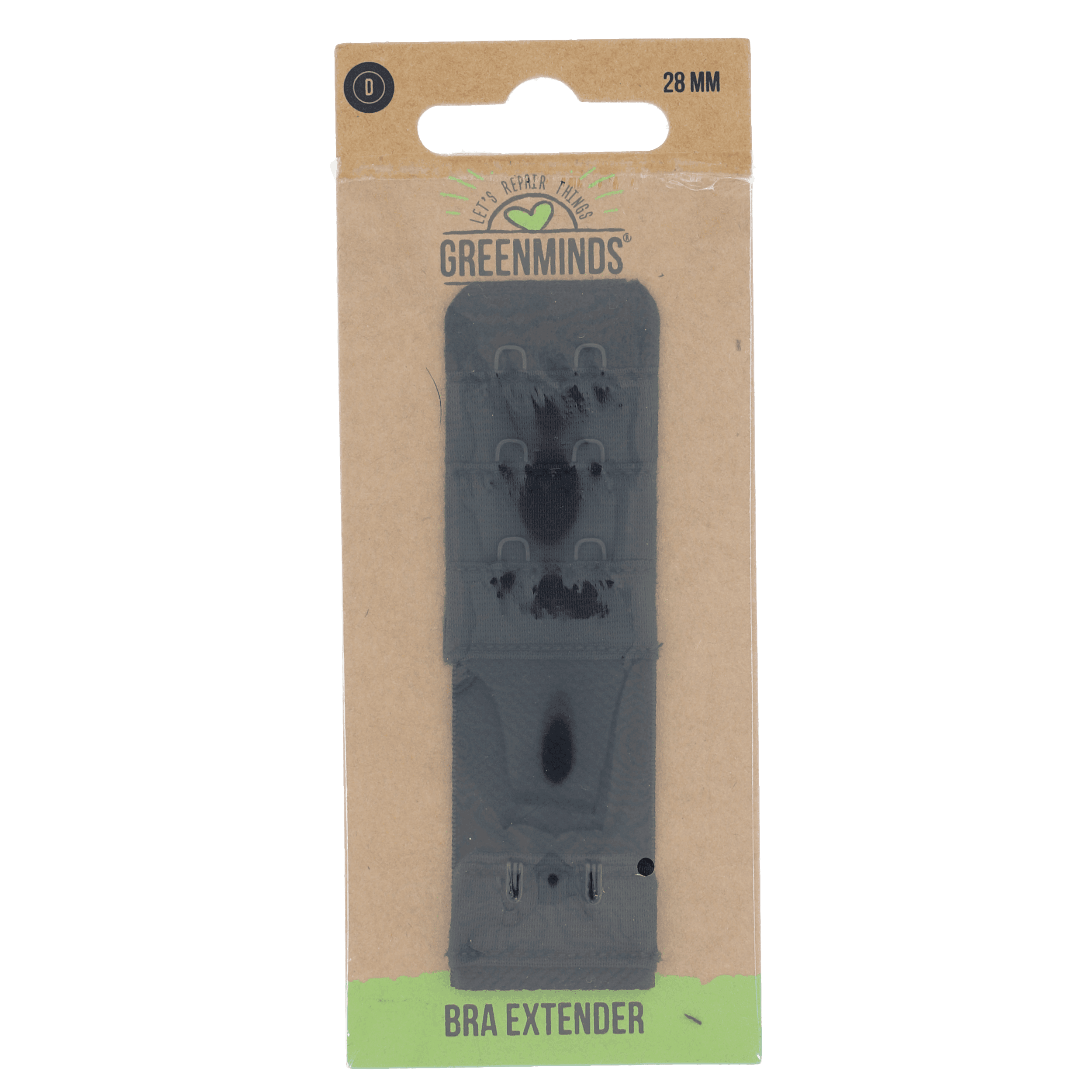 Greenminds Bh-Verlengstuk Zwart 28mm