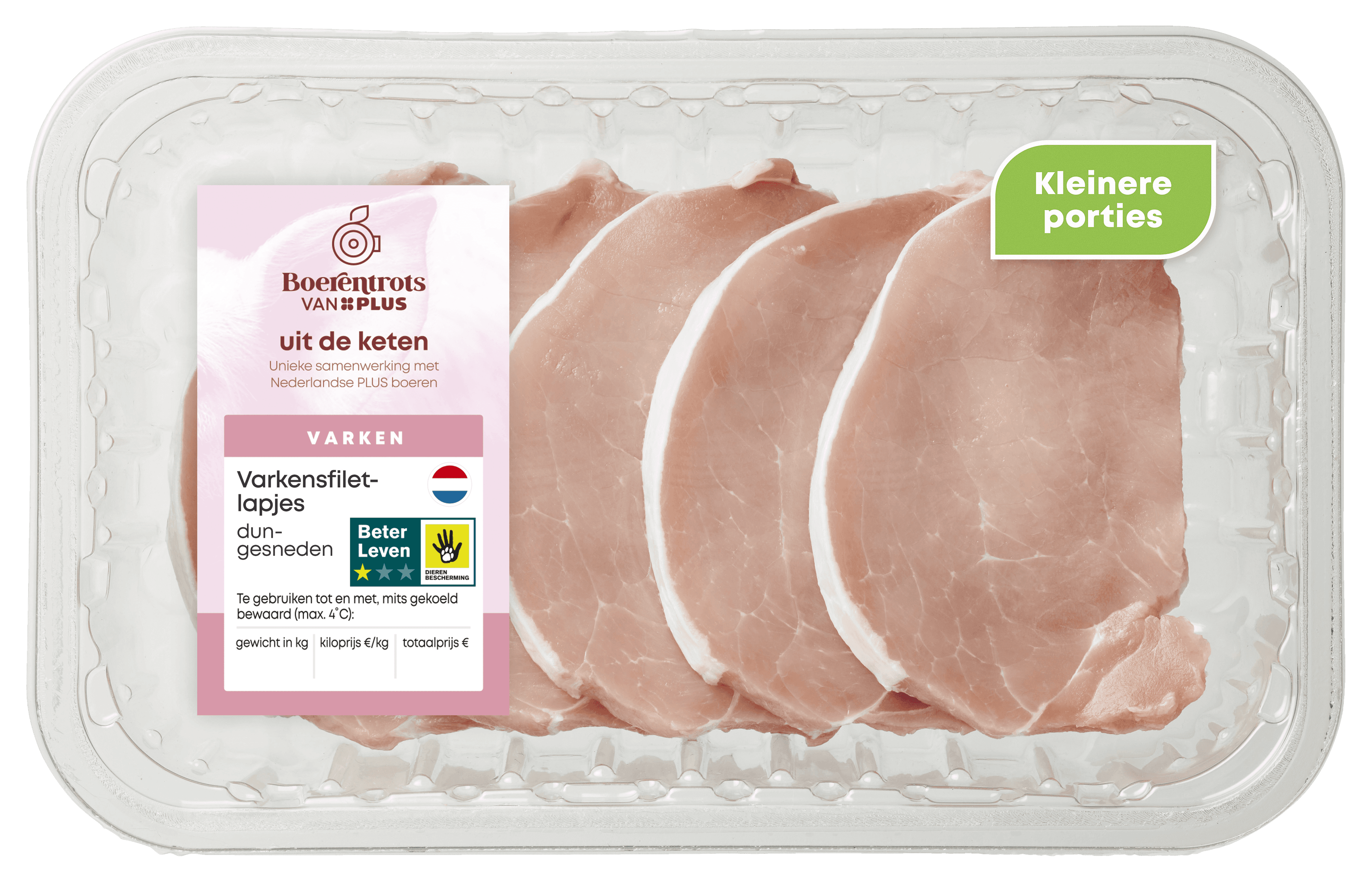 PLUS Boerentrots Varkensfiletlap a la minute