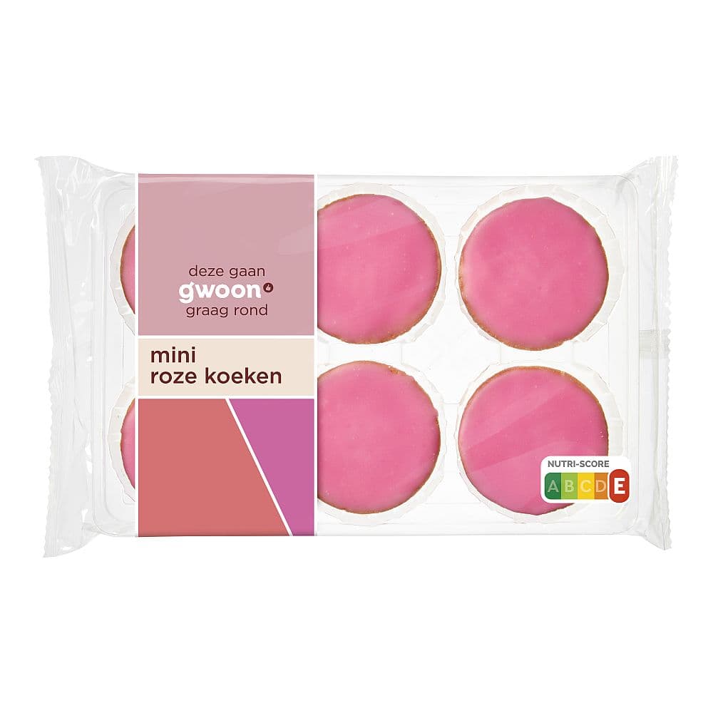 G'woon Mini Roze Koeken