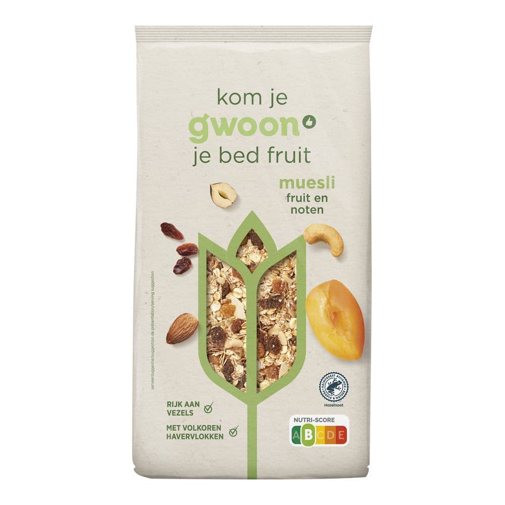 g'woon Muesli fruit en noten