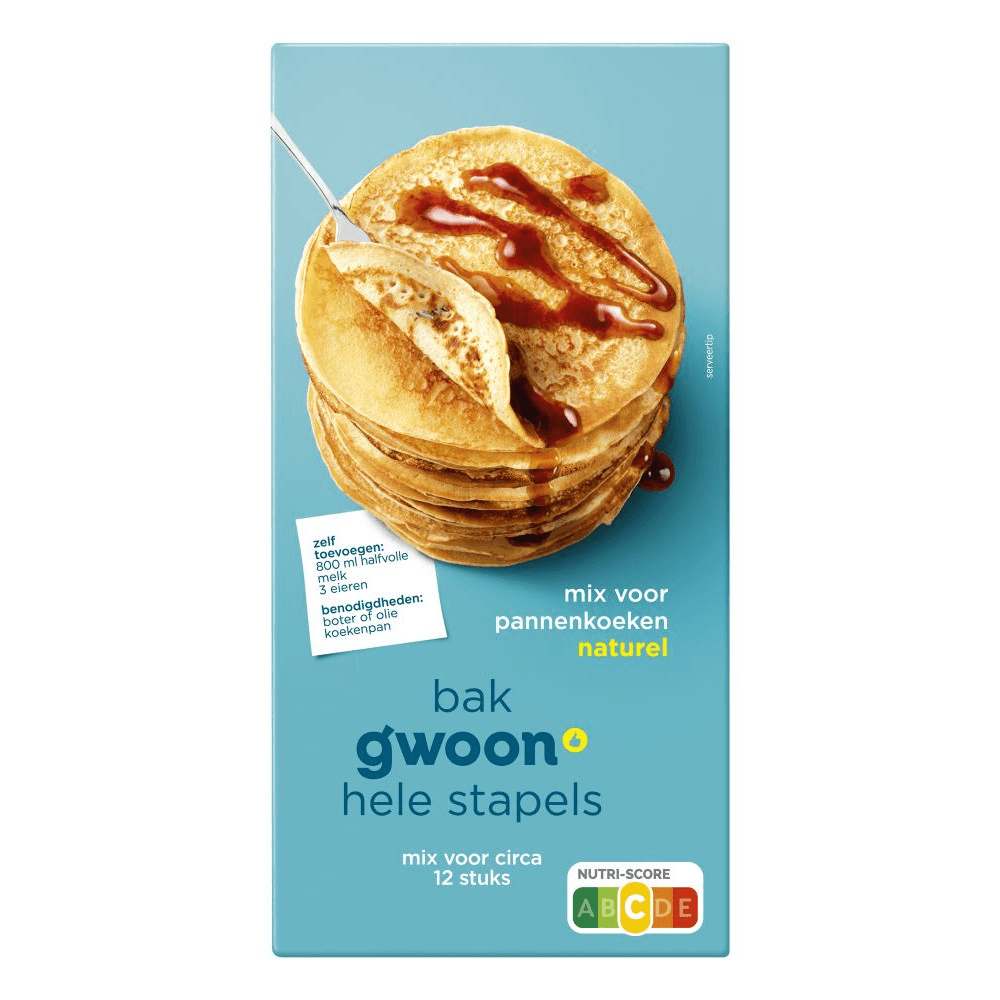 G'woon Mix Voor Pannenkoeken Naturel