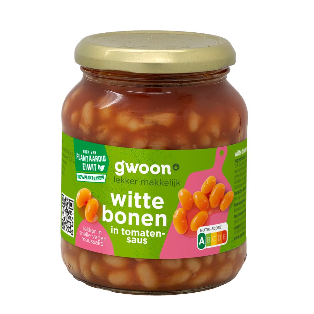 g'woon Witte Bonen in Tomatensaus