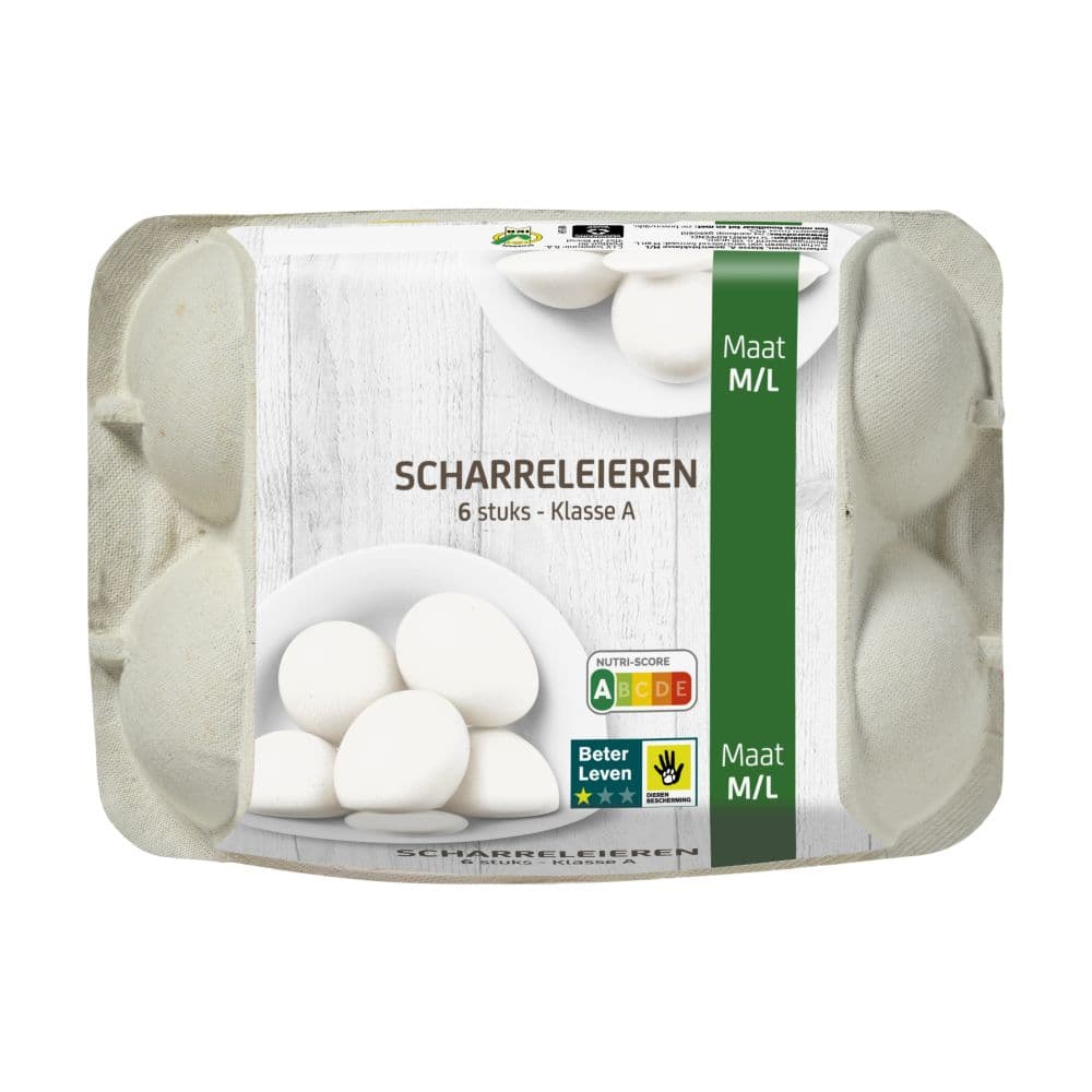 Scharrelei 1*blk Bruin