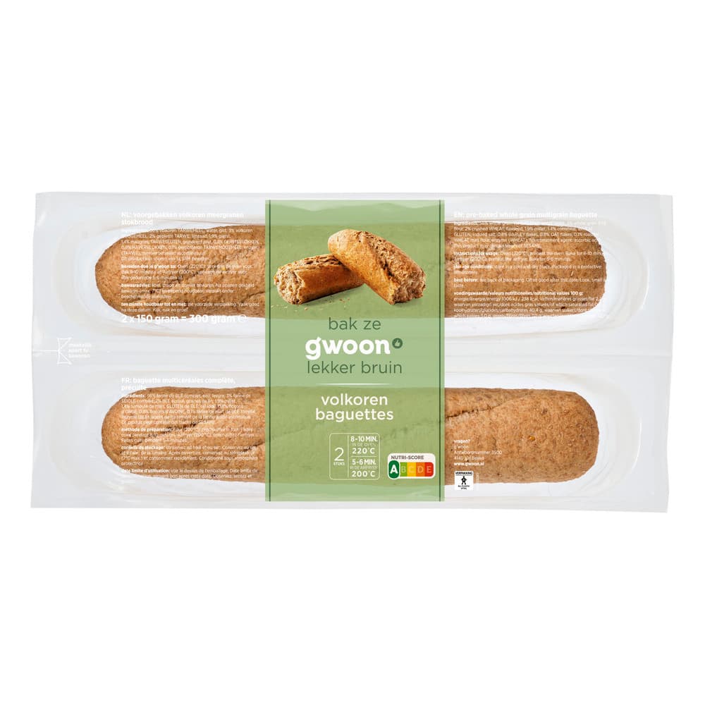 G'woon Volkoren Baguette