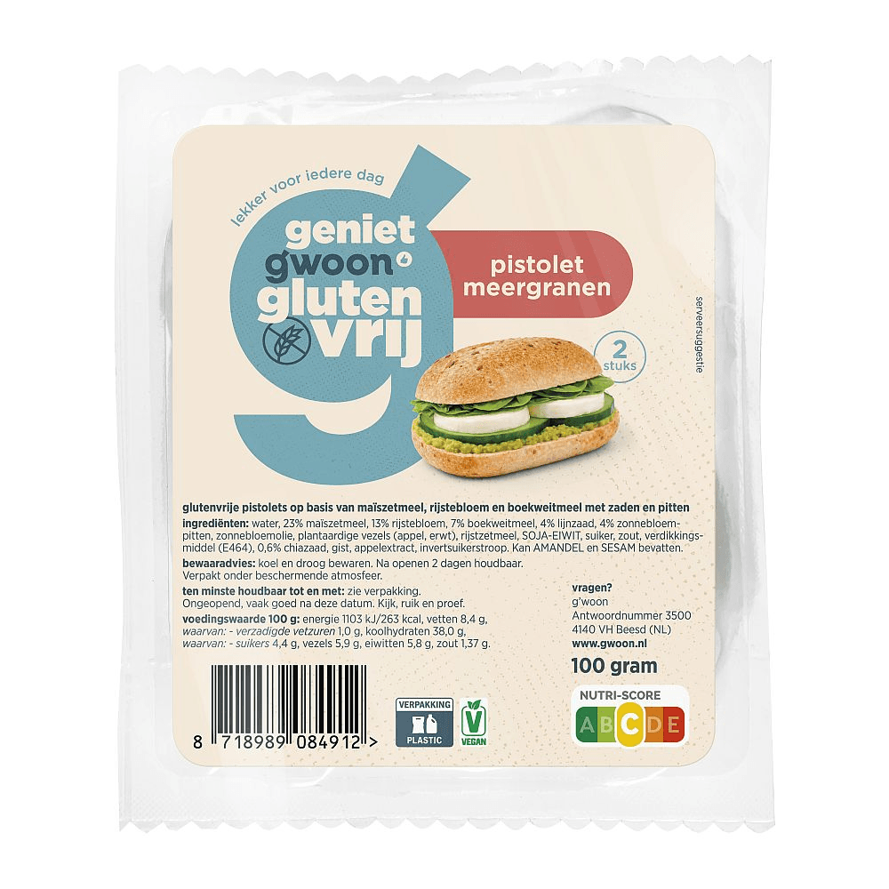 G'woon Gwoon Pistolets Zaden glutenvrij