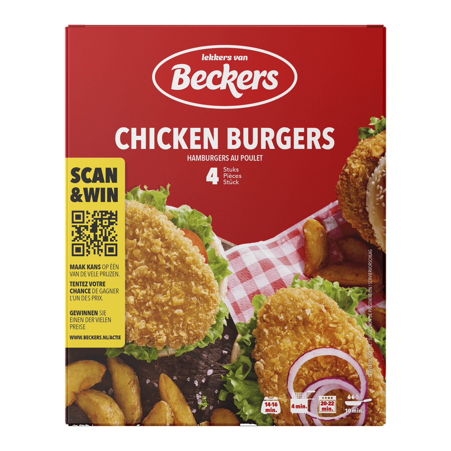 Beckers Crispy chicken burger