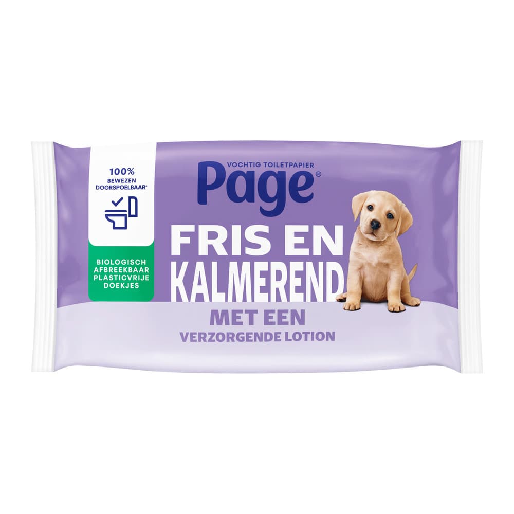 Page Vochtig Toiletpapier Care