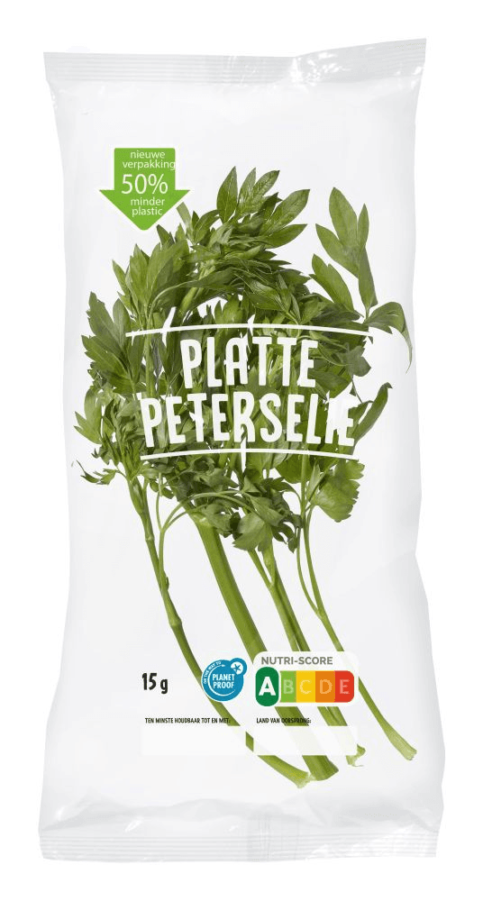 Platte peterselie vers