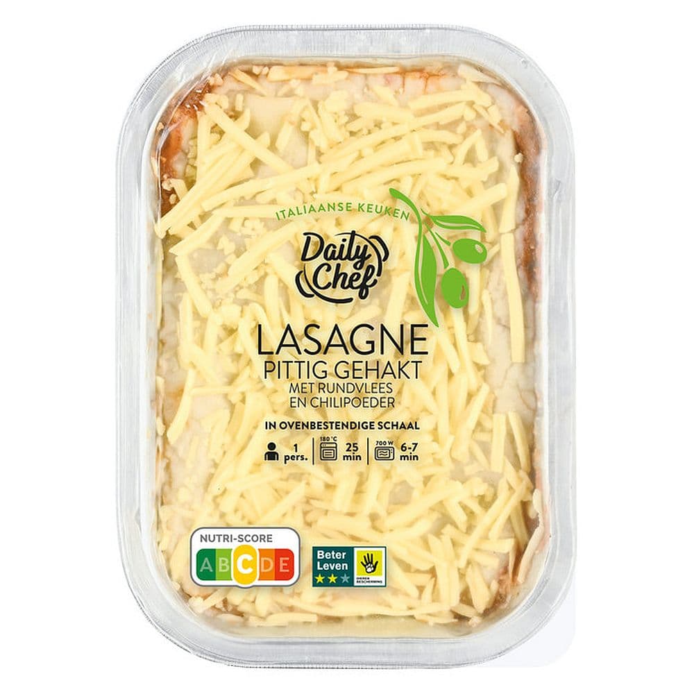 Daily Chef Lasagne pittig gehakt