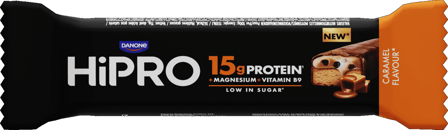Hipro protein bar caramel