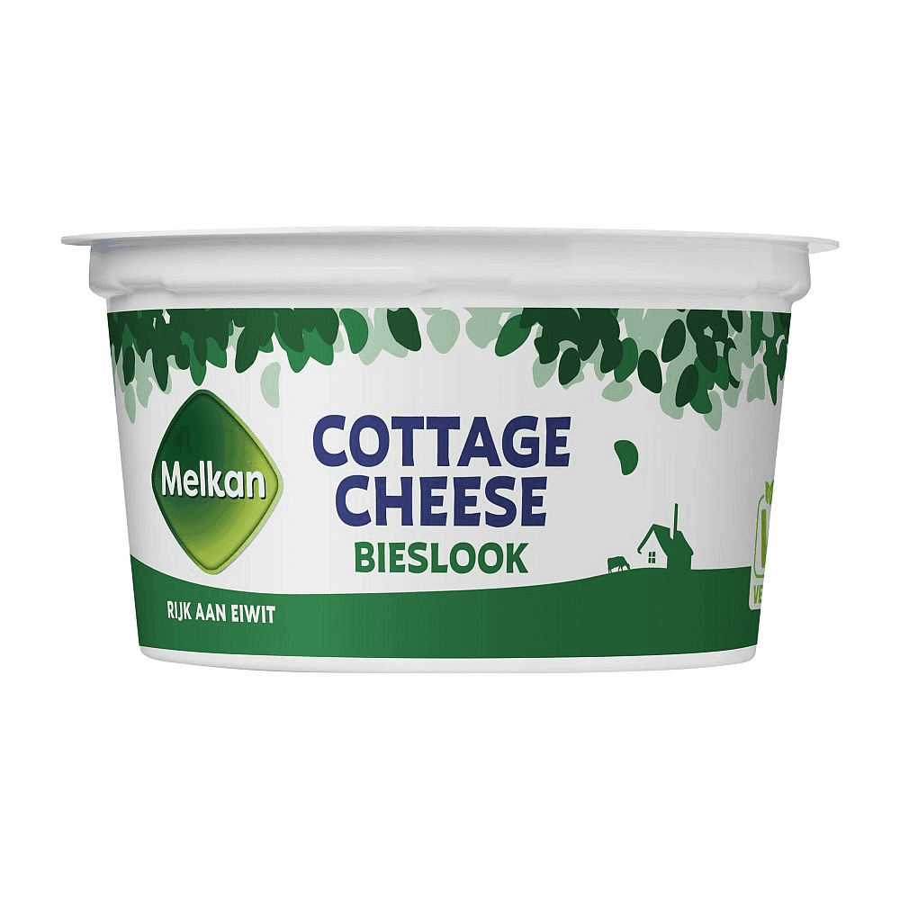 Melkan cottage cheese bieslook