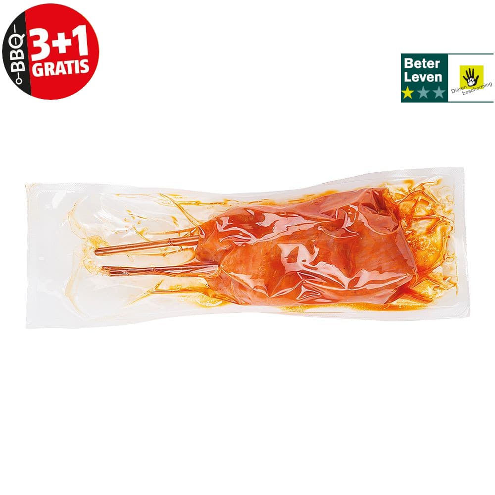 Poiesz Varkens saté spiesen 3 stuks
