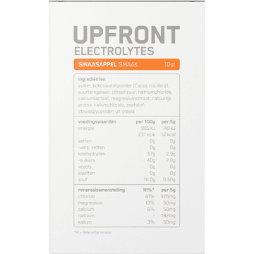 Upfront Electrolytes Sticks Sinaasappel 10 Stuks