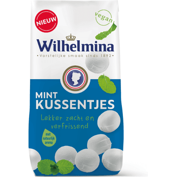 Wilhelmina Pepermunt kussentjes