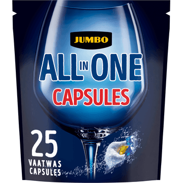 Jumbo Vaatwascapsules All in One 25 Stuks