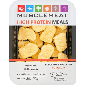 Muscle Meat High Protein Meals High Protein Kipfiletnuggets 400 g