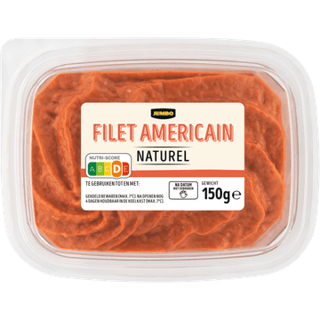 Jumbo Filet Americain Naturel 150 g
