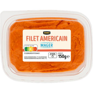 Jumbo Filet Americain Mager 150 g