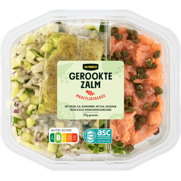 Jumbo Maaltijdsalade Gerookte Zalm 450 g