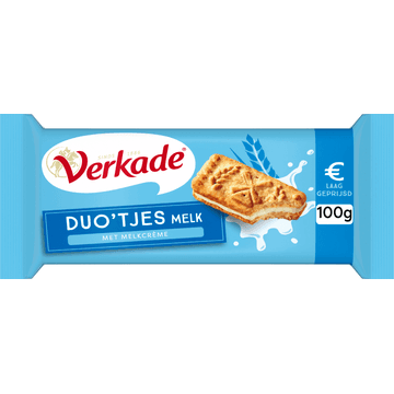 Verkade Duo'tjes Melk koekjes
