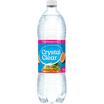 Crystal Clear Koolzuurvrij Citroen Passievrucht 1L