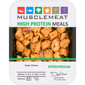 Muscle Meat High Protein Meals Butter Chicken 450 g