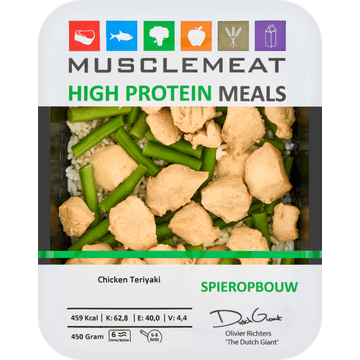 Muscle Meat High Protein Meals Chicken Teriyaki 450 g