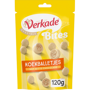 Verkade Bites Koekballetjes met Witte Chocolade