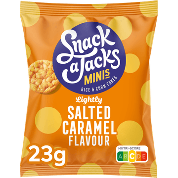 Snack a Jacks Crispies Salted Caramel Flavour 23 gr