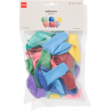 HEMA Ballonnen Kleur 23cm 20 Stuks