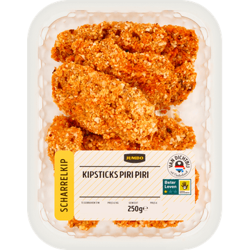 Jumbo Kipsticks Piri Piri Scharrelkip 250 g