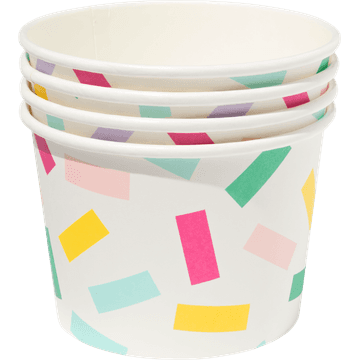 HEMA bakjes papier kleur 4 stuks
