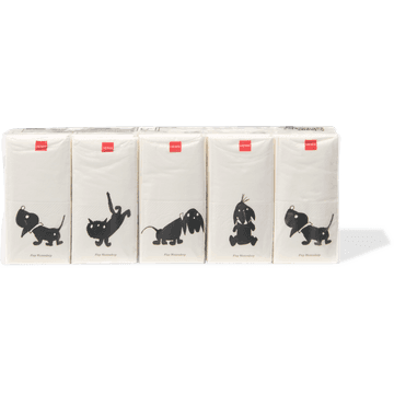 HEMA T&S zakdoekjes 4-laags 10x10 stuks