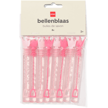 HEMA uitdeel bellenblaas prinses 8 stuks