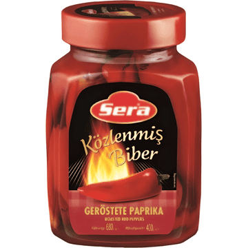 Sera Roasted peppers red