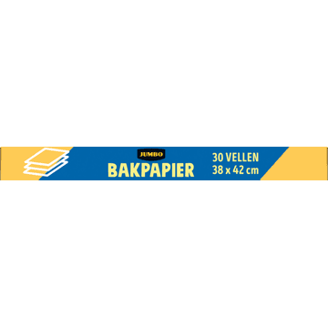 Jumbo Bakpapier 30 Stuks
