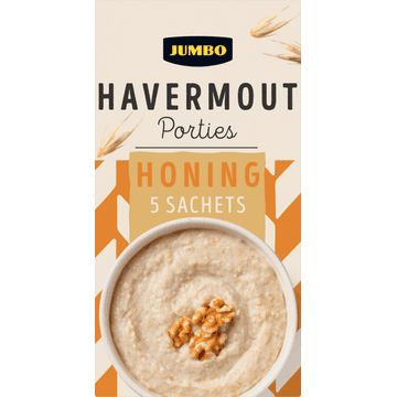 Jumbo Havermout Porties Honing 5 Stuks