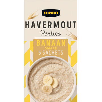 Jumbo Havermout Banaan Porties 5 Stuks