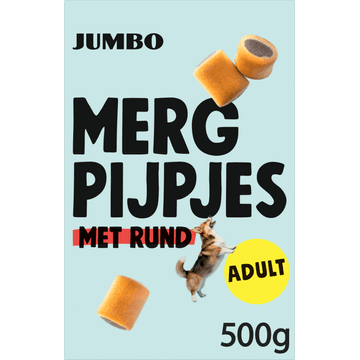 Jumbo Mergpijpjes met Rund Adult 500 g
