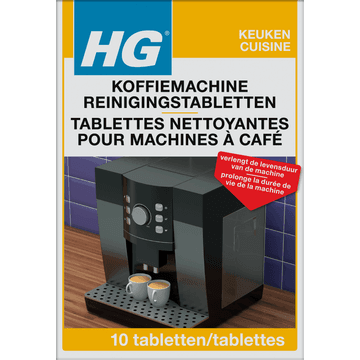 HG koffiemachine reinigingstabletten