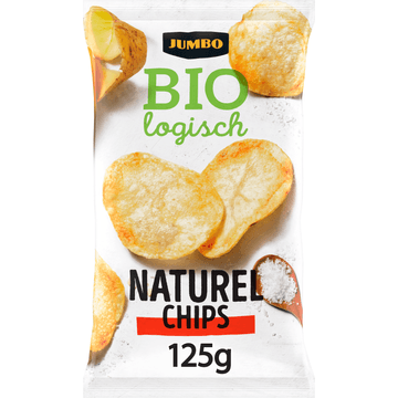 Jumbo Biologisch Naturel Chips 125 g