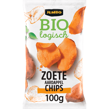 Jumbo Biologisch Zoete Aardappelchips 100 g