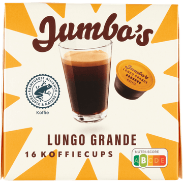 Jumbo's Lungo Grande Dolce Gusto Compatible Koffiecups 16 Stuks