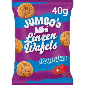 Jumbo's Mini Linzenwafel Paprika 40 g