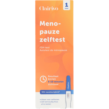Clairivo Zelftest Menopauze 1st