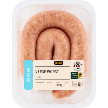 Jumbo Verse Worst Varken 390 g