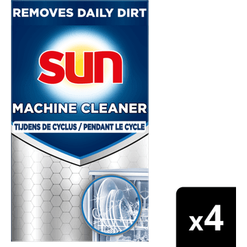 Sun Vaatwasmachinereiniger In-Wash 4 doses