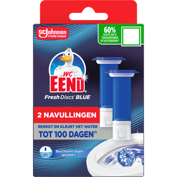WC Eend Fresh Discs Blue 2 x 36 ml