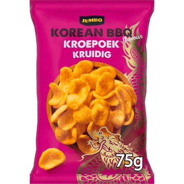 Jumbo Kroepoek Korean BBQ Smaak 75 g